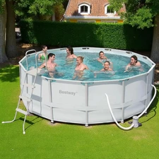 Каркасный бассейн Bestway 56263, 427 х 122 см., с фильтр-насосом